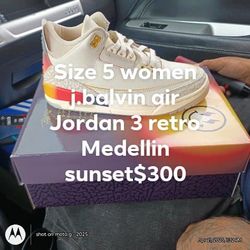 I.balvin Air Jordan 3 Retro Medellin Sunset 