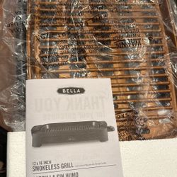 Bella Electric Smokeless Grill No Stick Copper 