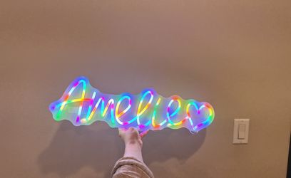 Amelie Personalized Name sign