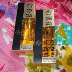 2 New RICK ROSS  Luxury Beard & Hair Glow 