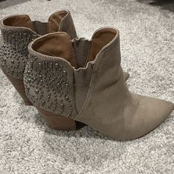 Taupe Boots - Size 7
