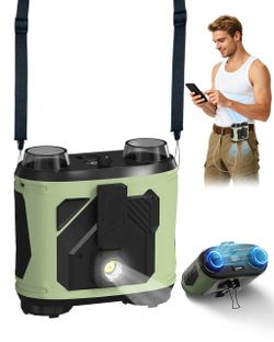 4-pack of vorproform-x Waist Fan, 15000mAh, 100 Speeds, Belt Clip & Digital Display