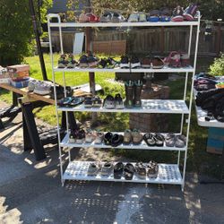 A Bunch Of Shoes For Sale