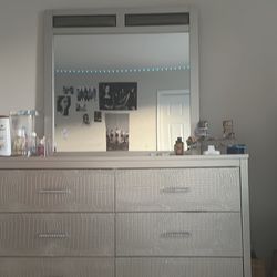 Silver/ Gray Dressed with Mirror