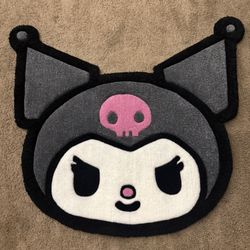 Sanrio Kuromi Hand Tufted Rug - Kuromi My Melody - Hello Kitty - Anime - Cartoon