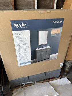 New Bathroom Vanity And Sink 36”