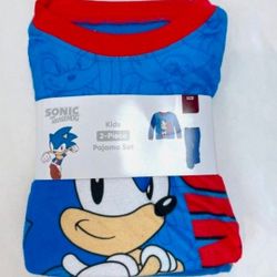Brand New Sonic size XS/4 -5 Fleece 2pc Pajama Set $7