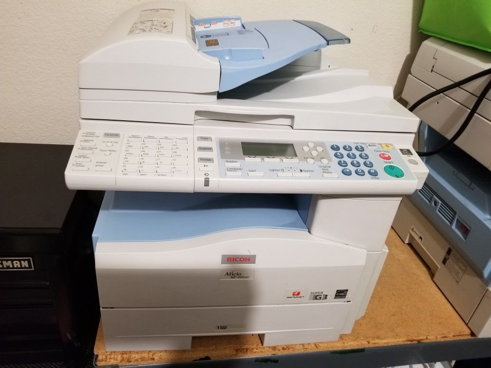 Ricoh Aficio MP 201SPF Monochrome Multifunction Business Printer
