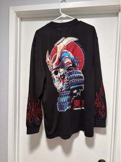 Brand New Brandmakers Ikigai Japanese Samurai Long Sleeve Shirt. Size XL