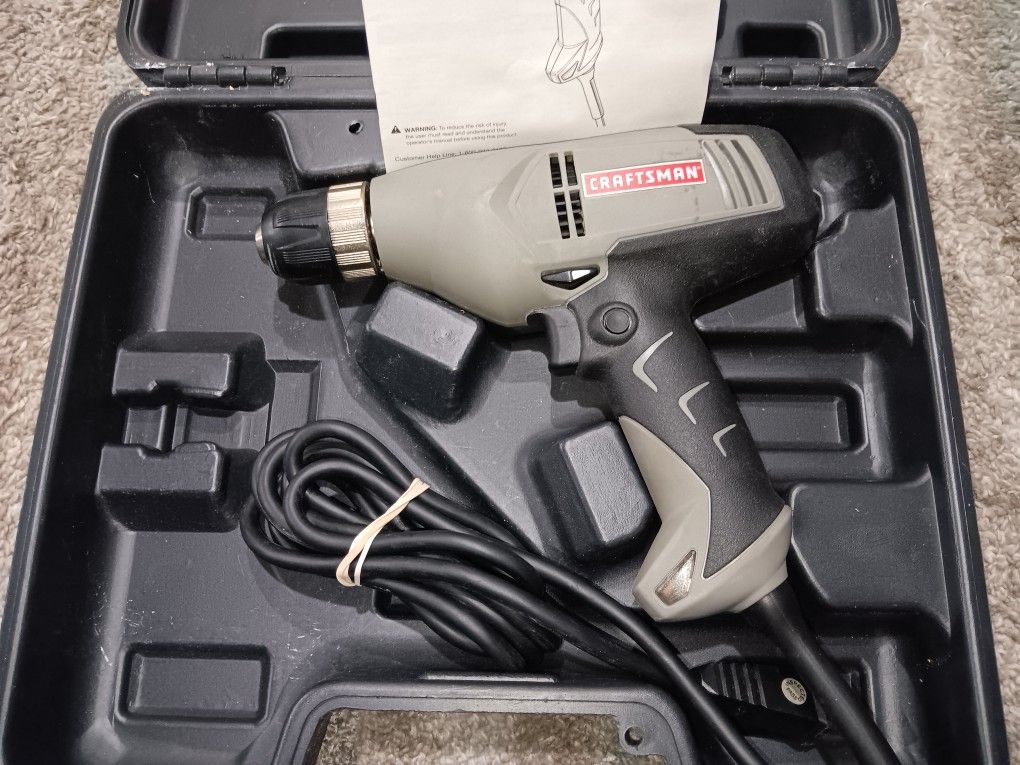 Craftsman Heavy Duty Drill In New Condition $29 Very Firm