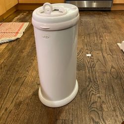Ubbi Diaper Pail White Used With Bags 