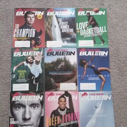 9 Brand New The Red Bulletin Magazines ( Price For All ) 