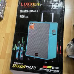 LUXXEN BLUETOOTH KARAOKE SPEAKER