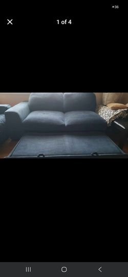 NAVY LOVE SEAT SLEEPER FOR SALE