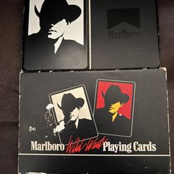 Marlboro Wild West Playing Cards Pre Owned