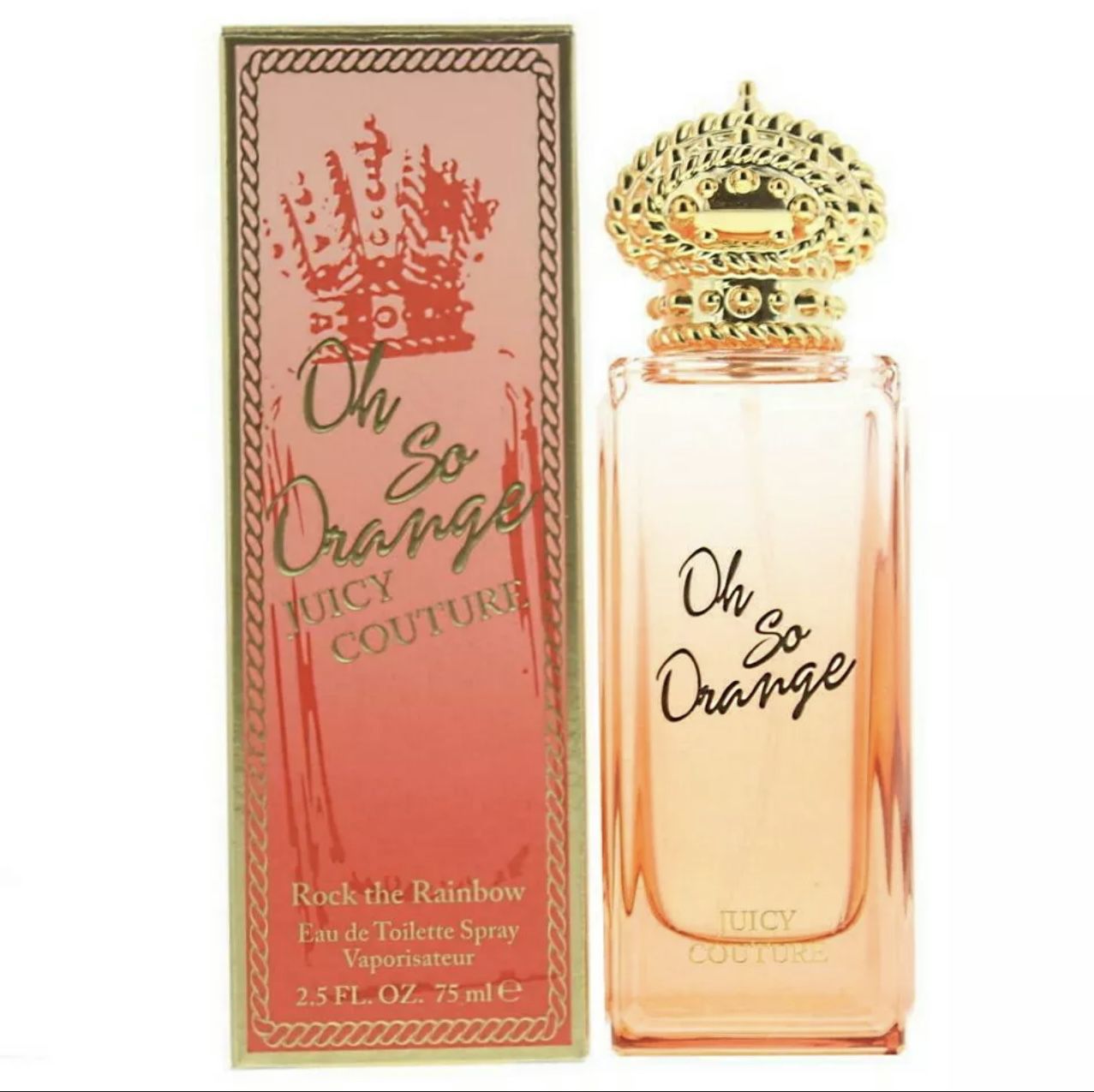 Juicy Couture Oh So Orange Eau De Toilette Spray 75ml/2.5oz Womens Perfume BRAND NEW IN BOX.