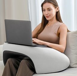 Reading Pillow, Lap Desk Pillow for Adult, Memory Foam Gaming Pillow for Arm Support, Arm Rest Pillow for Working, Back Pillow for Crocheting, Playing