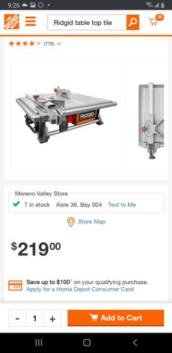 Table top Saw