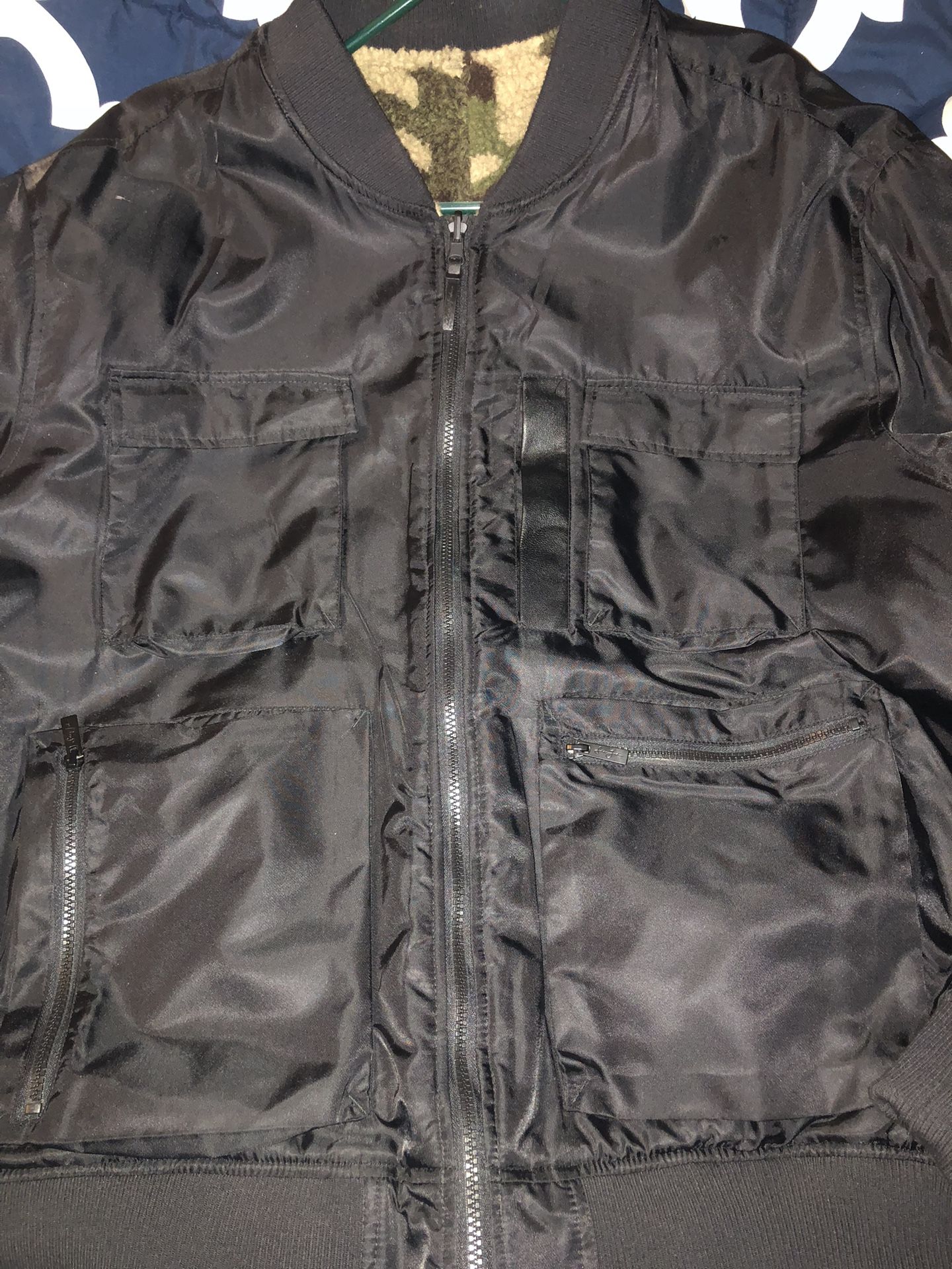 Sean John Reversible Bomber Jacket XXL 