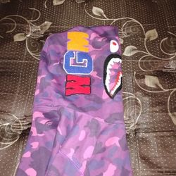 Purple Bape Hoodie