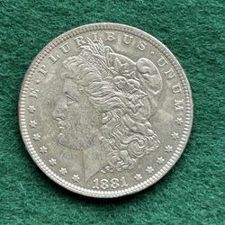 1881 O MORGAN SILVER DOLLAR 