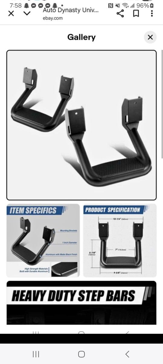 Escalones Universales Para Camioneta