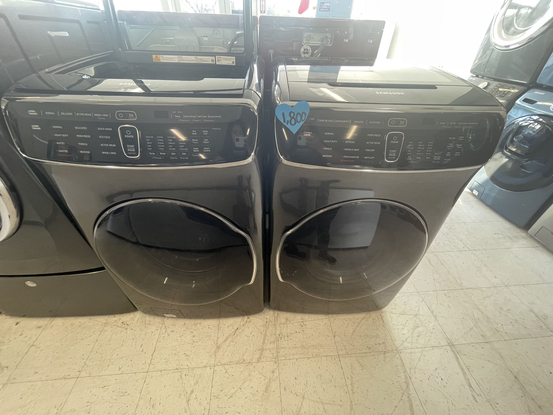 Samsung Flex Front Load Washer And Dryer Set Used In Good Condition With 90days Warranty 