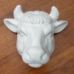 CERAMIC Wall Pocket Decor - Cow / Bull