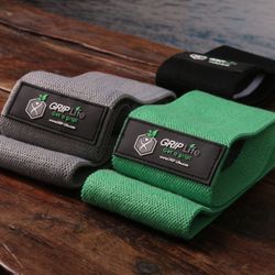 Hip Booty Bands Fabric Resistance Bands for Yoga Home Workout (Set of 3)