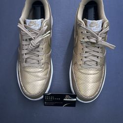 Metallic Gold Air Force 1s Proof Of Authenticity Available 