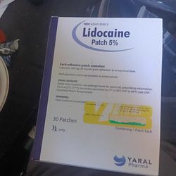 Lidocaine patches 5%