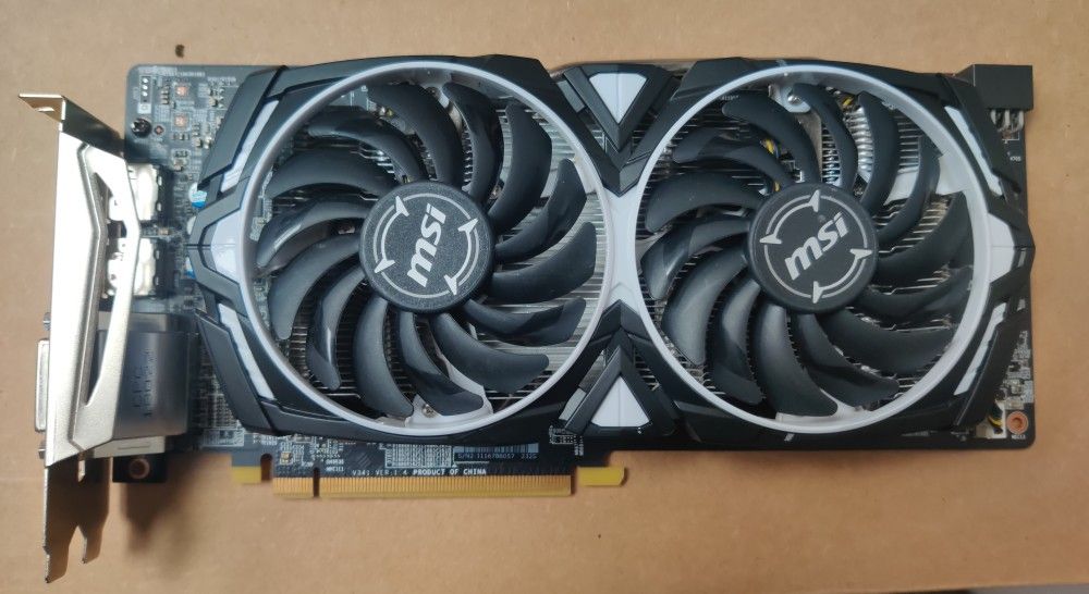 MSI Radeon RX 580 4GB GDDR5 Graphics Card (RX 580 ARMOR 4G OCV1)