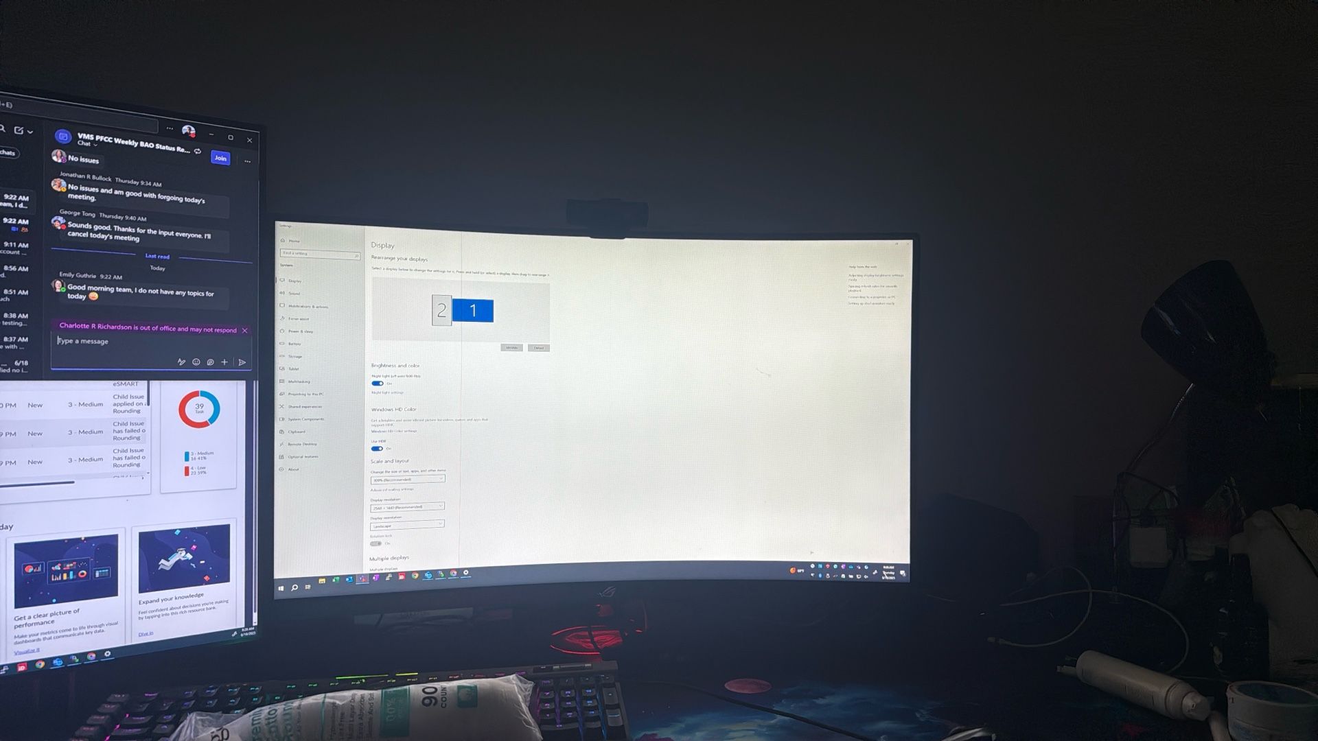 Asus ROG Strix 31.5” Monitor 144hz refresh