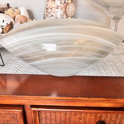Glass Vase/ Oblong Decor Bowl