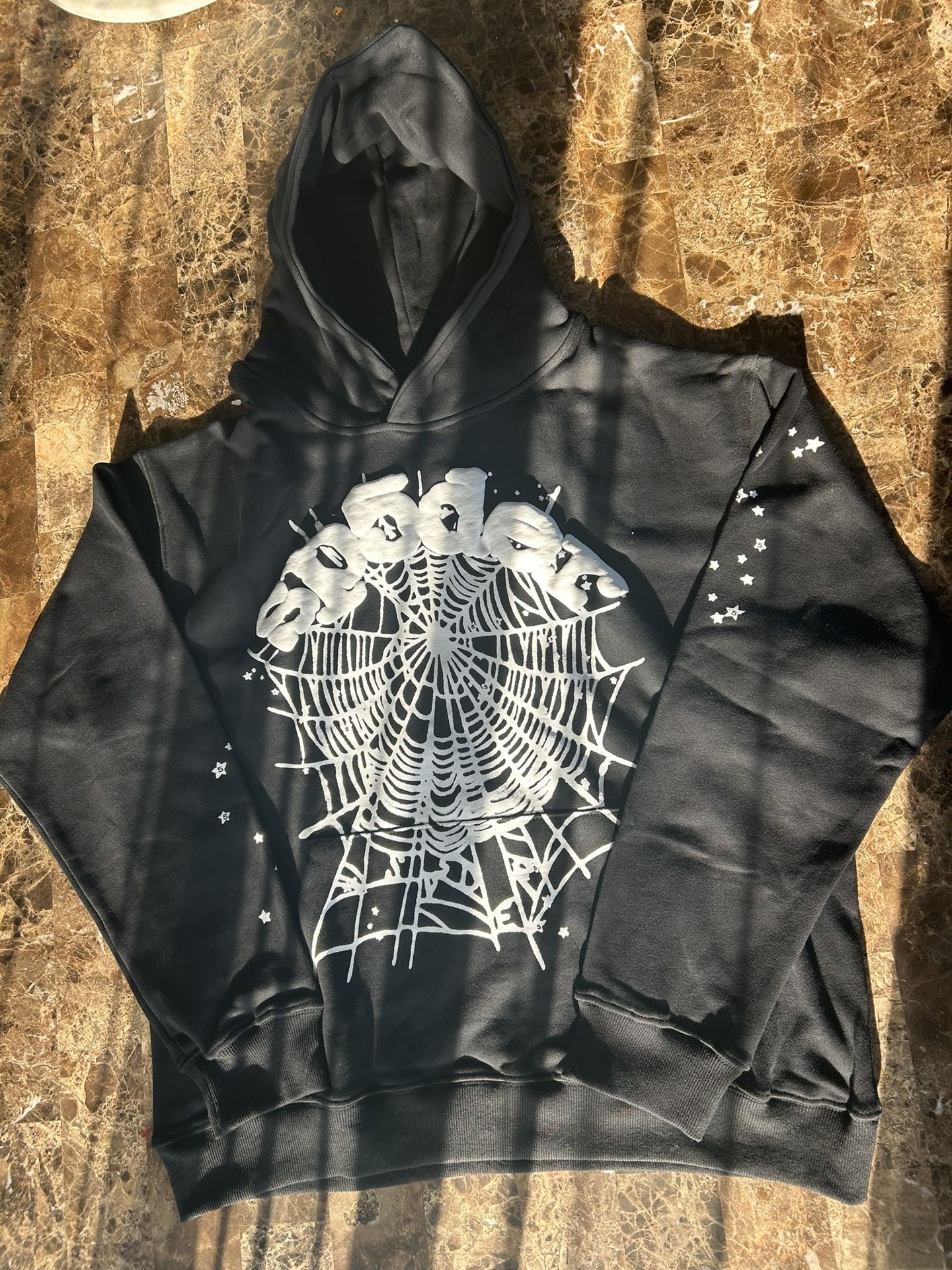 Black Og Web Spider Hoodie