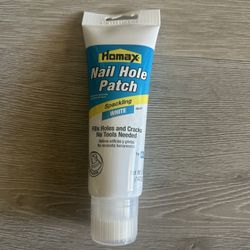 Homax Nail Hole Patch | Spackling | White Fills Holes & Cracks Squeeze Tube 5.03 Oz