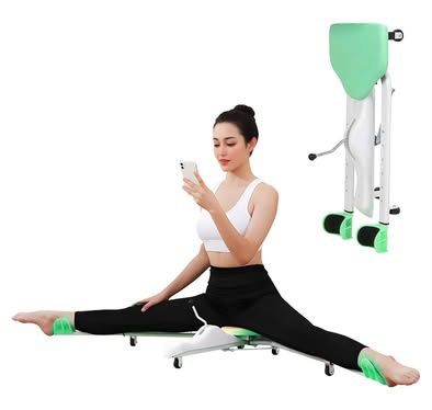 New Green Split Machine for Flexibility, Leg Stretcher Stretching Equipment, Split Stretcher Machine