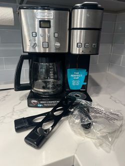 Cuisinart 12 cup and single serve brewer