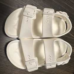 Birkenstocks White Size 6C