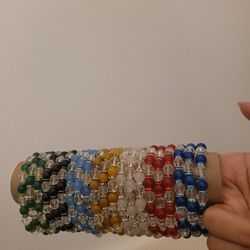 Hand Made Beaded Bangle