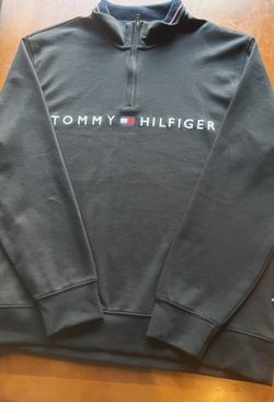 TOMMY HILFIGER ZIP UP SHIRT XL