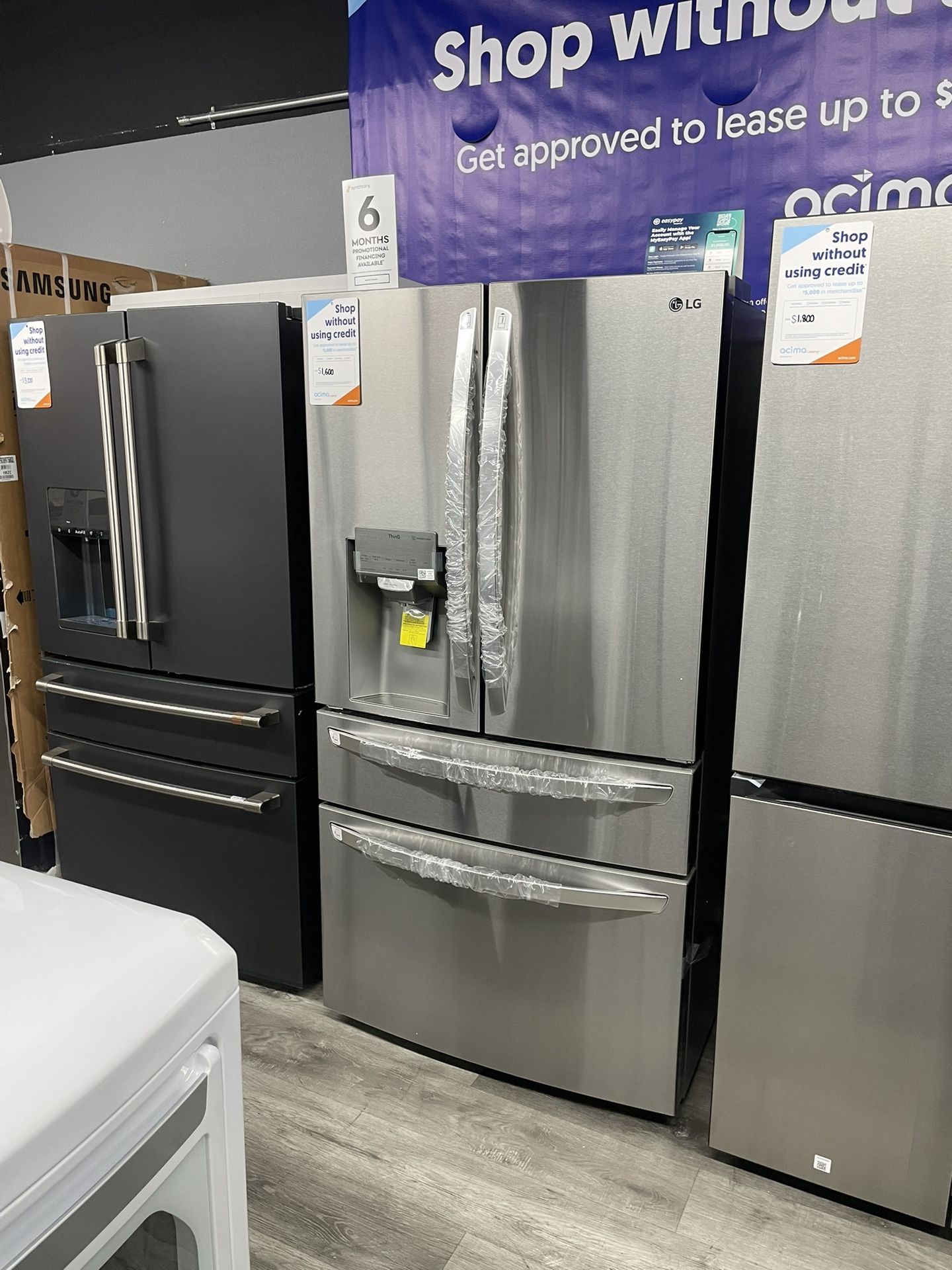 LG Stainless Steel 4 Door Refrigerator Full Capacity With Full Convert Drawer And Craft Ice Maker🥶