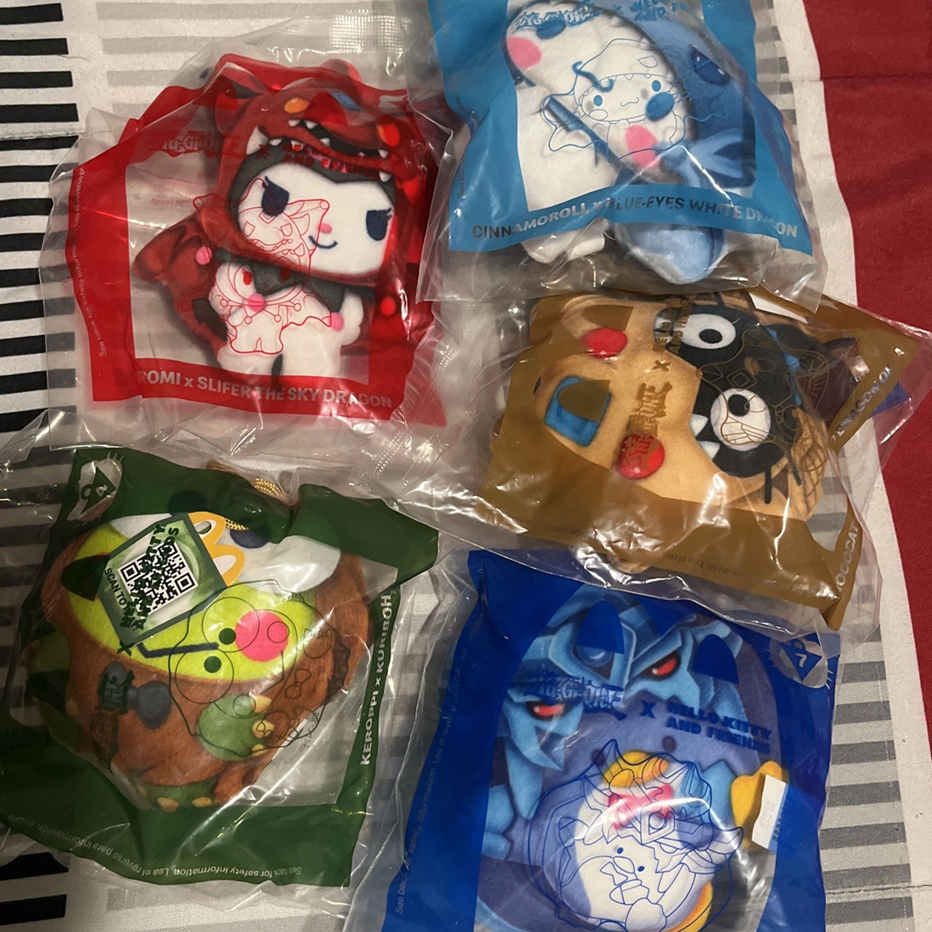 PACK 5 Pcs Yugioh X McDonald’s