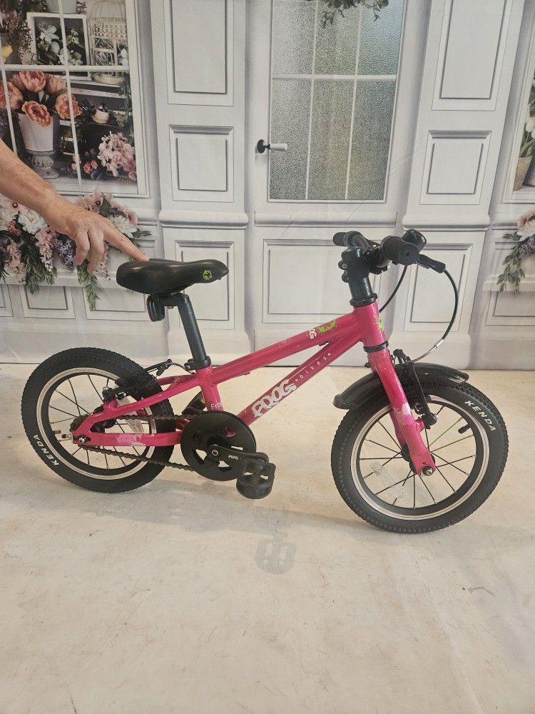 Like NEW Frog Pedal Bike With Helmut