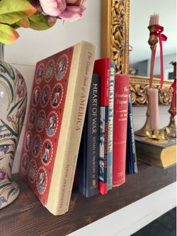 Vintage Americana decor books