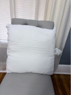 White decor pillows 20x20