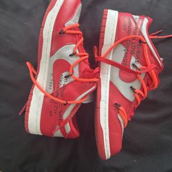 Nike Off-White x Dunk Low 'University Red'