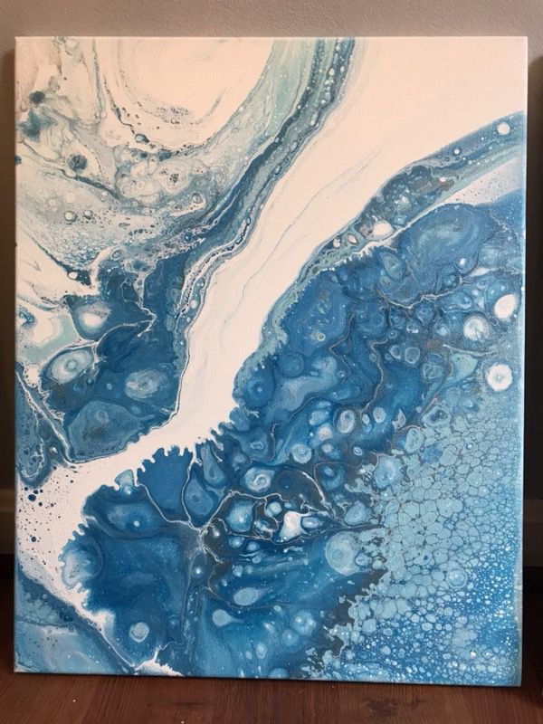 Acrylic pour painting