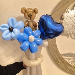 Teddy Bear Balloon bouquet
