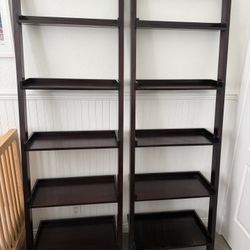 Leaning Shelves/Bookcase 